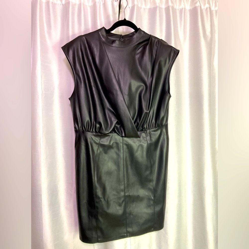 ASOS Design Faux Leather Dress